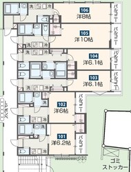 MELDIA大和田Ⅳの物件間取画像